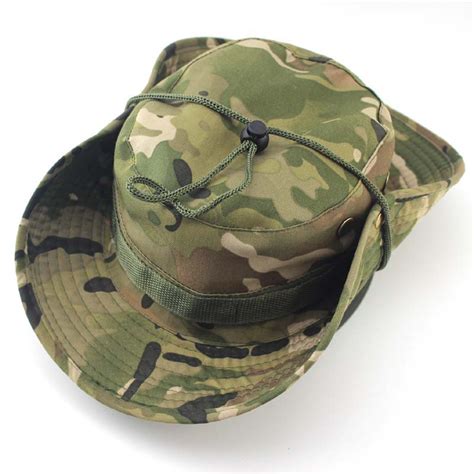 Airsoft Sniper Camouflage Nude Bucket Hats Tactical Boonie Hats Topee