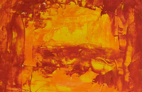 Photo Of Orange Abstract Painting · Free Stock Photo