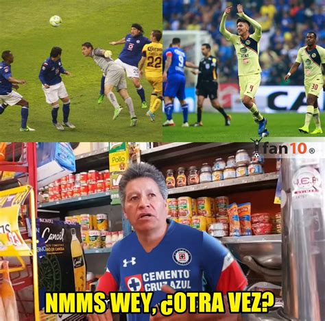 La máquina pita fuerte en el estadio azteca y le pasa por encima al américa. Los memes de la final Cruz Azul vs América | Futbol Total