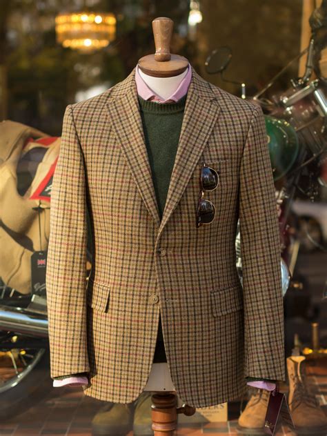 Bladen Gunton Gunclub Tweed Jacket Beige | Tweed - Gentlemen's Clothier