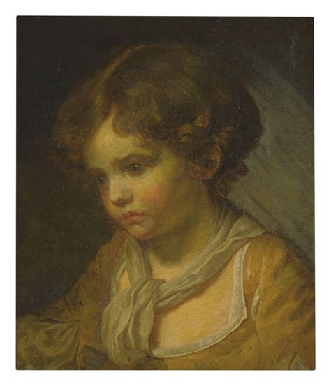 Follower Of Jean Baptiste Greuze Portrait Of A Girl Portrait