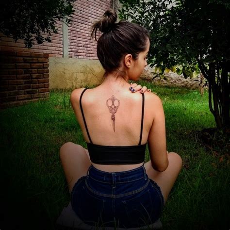 Tattoo Feminina Tesoura De Costura Tattoo Tatuagem Tatuagem De