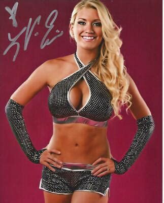 Lacey Von Erich Autographed X TNA Free Shipping EBay