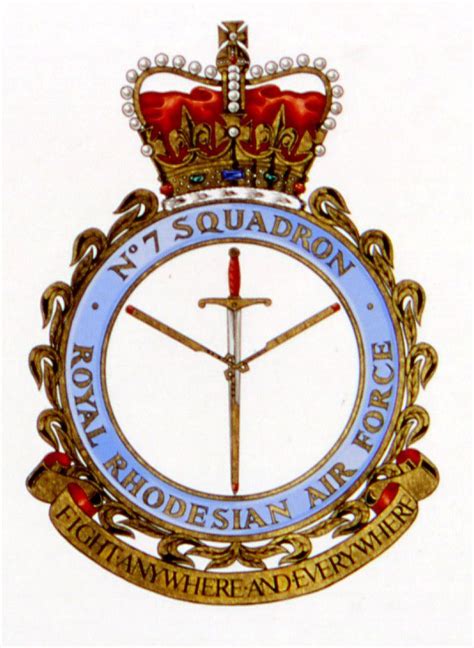 7 Sqn Royal Rhodesia Air Force Post Wwii 1970 Hugh Bomford