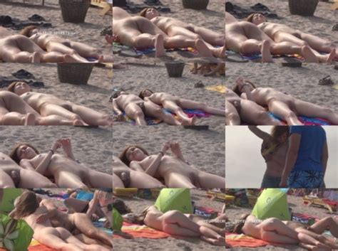 Voyeur Naked Woman Looks Good On Beach VoyeurPapa