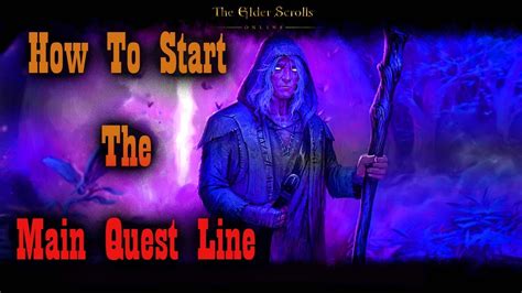 Maybe you would like to learn more about one of these? Elder Scrolls Online How To Start the Main Quest in ESO - YouTube