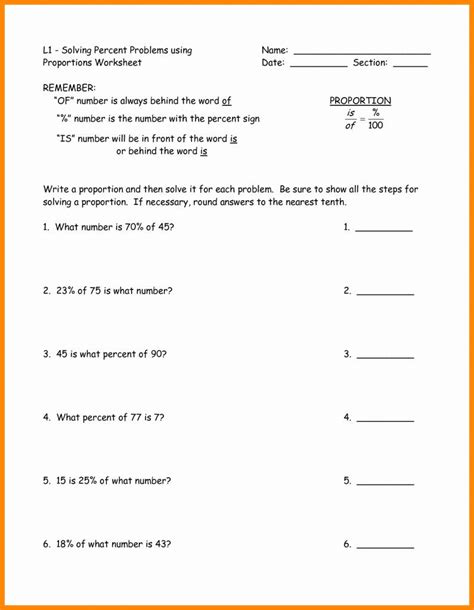 Graphing Proportional Relationships Worksheet