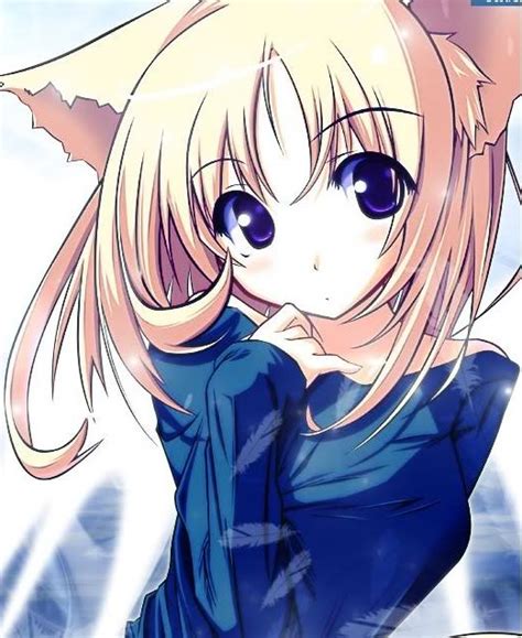 Cute Cat Girl~ We Heart It Neko Anime And Blonde