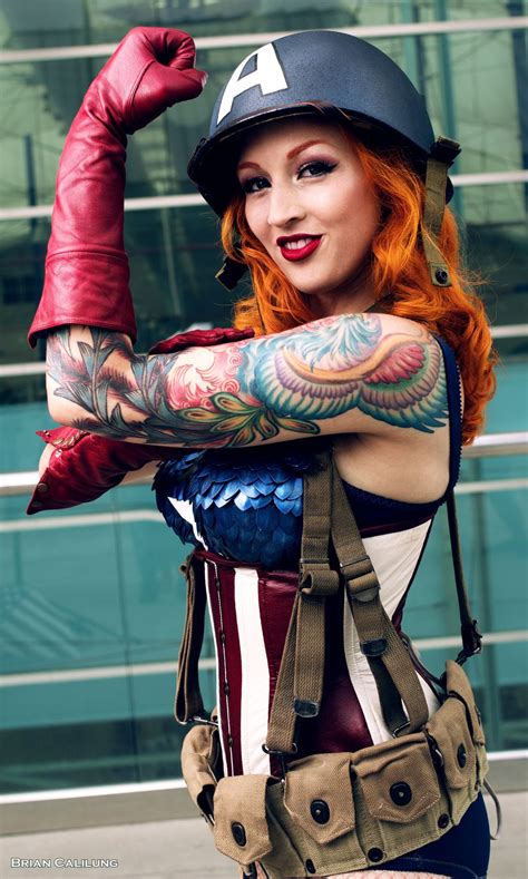 captain america female best of cosplay collection — geektyrant captain america cosplay