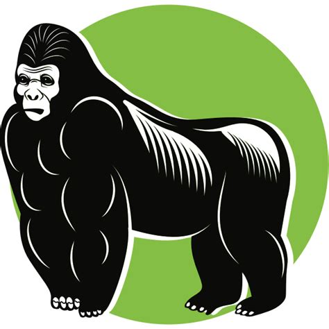 Get Gorilla Svg Free PNG Free SVG files | Silhouette and Cricut Cutting