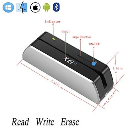 Misiri X6bt Bluetooth Mag Vip Card Reader Writer Encoder Pricepulse
