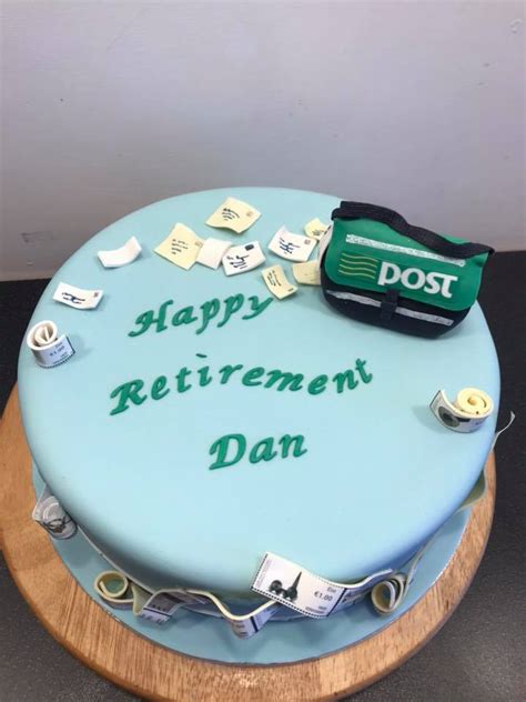 Happy retirement, yellow and white frosted festive cake with light green letters. Elegant Retirement Cake : Birthday Cakes Fancy Cakes Bakery : Consider any dietetic restrictions ...