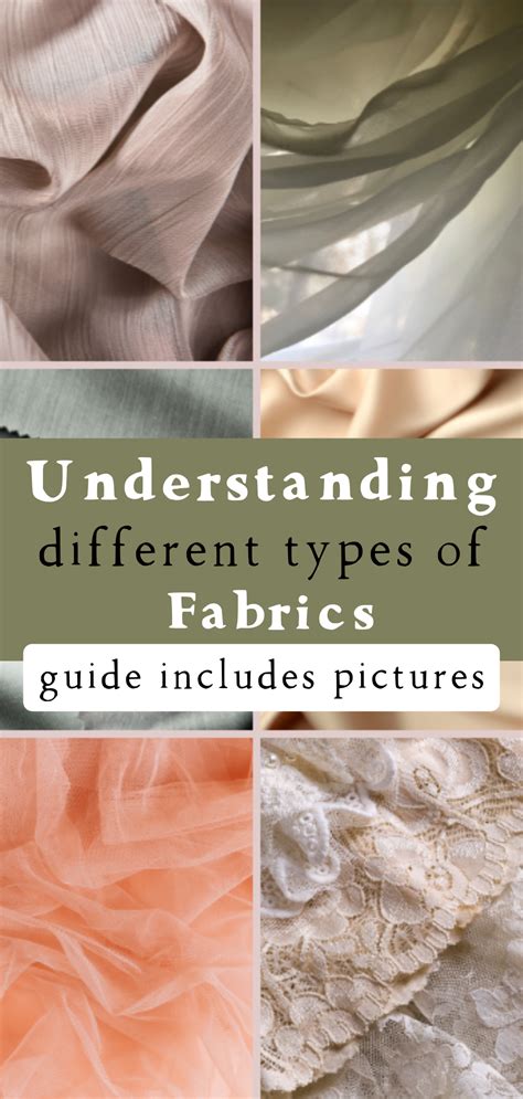 An Image Of Different Types Of Fabrics With Text That Reads