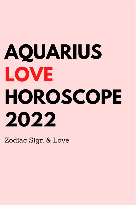 Aquarius Love Horoscope 2022 12feed Yearly Prediction The Twelve Feed