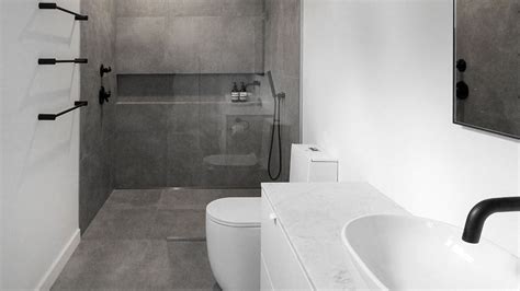 Minimalist Grey Small Bathroom Designs The Autoimune Bathroom