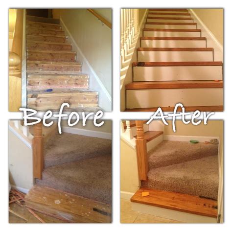 How To Redo Your Carpeted Stairs Carpeted Stairs Stairs Redo Stairs
