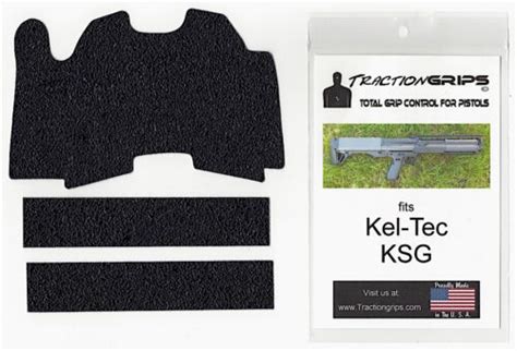 Tractiongrips Rubber Grip Tape Overlay For Kel Tec Ksg Shotgun Grips