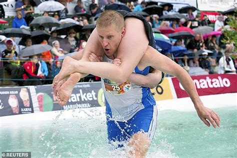 Lithuanian Couple Triumph In World Wife Carrying Championships For Second Year Running Daily