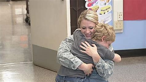 Mommy Air Force Mom Surprises Son After 9 Months Away Kval