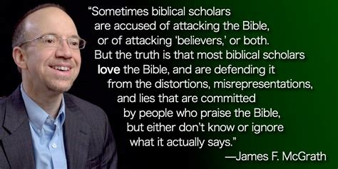 Scholars Love The Bible James Mcgrath