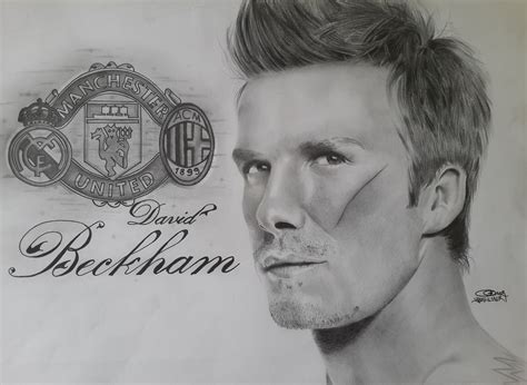 David Beckham Drawing Pen Kaleler Çalışma