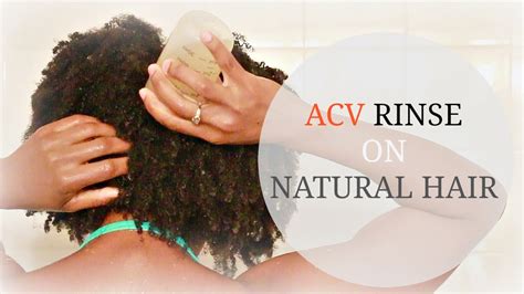 By using acv, the normal acidity of our hair is restored and the product buildup resolves. Natural Hair Recovery: ACV Rinse - YouTube