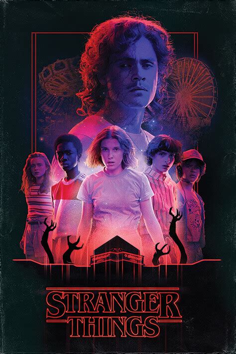 Reproductions Stranger Things 24 X 36 Inch Tv Series Collage Poster