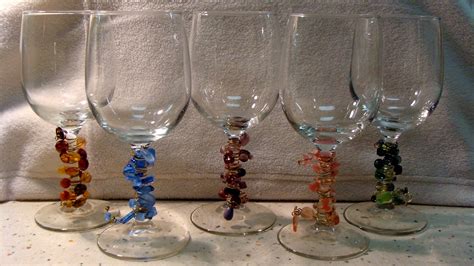 Beaded Wine Glasses Mason Jar Wine Glass Wine Glass Wine Bottle