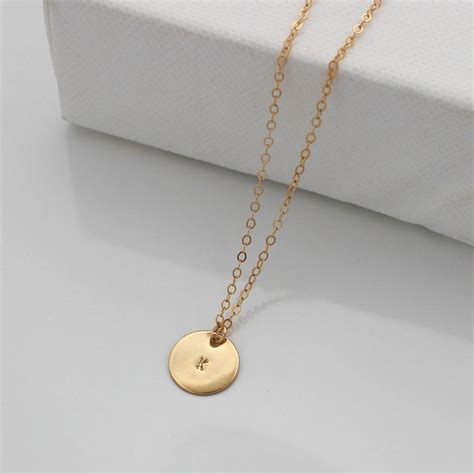 Gold Initial This Necklace By A Box For My Treasure