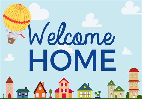 Welcome Home Vector Art Icons And Graphics For Free Download