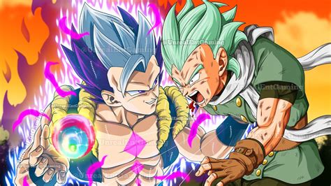 God Of Destruction Ultra Instinct Gogeta Vs Granolah In The Dragon Ball