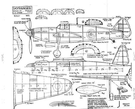 Aeromodeller Plan Aug 1942 Ama Academy Of Model Aeronautics