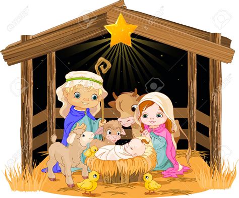 Clip Art Christmas Nativity Scenes 20 Free Cliparts Download Images