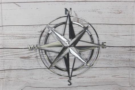 Nautical Compass Rose Metal Wall Art Metal Artwork Metal Wall Art