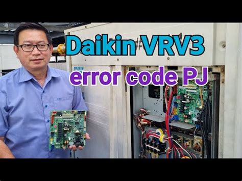 Daikin VRV How To Resolved Error Code PJ After Replacing Outdoor Main