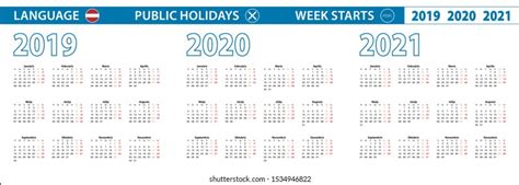 Imágenes Fotos De Stock Y Vectores Sobre 2020 2021 Calendar Shutterstock