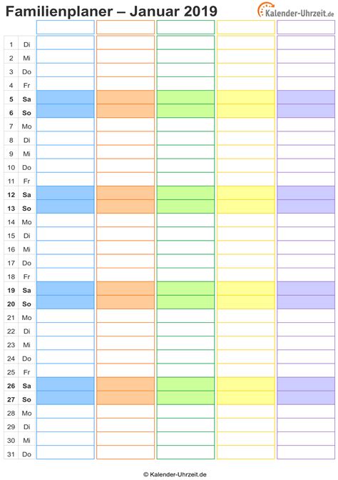 Vi lo mucho que les gustaron los calendarios semanales y mensuales, así que hoy les comparto estos calendarios. Familienplaner 2019 - bunt | Kalender 2018, Kalender ...