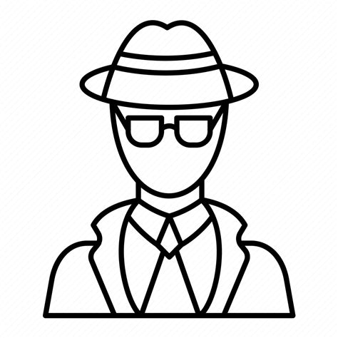 Investigator Spy Police Male Cop Icon Download On Iconfinder