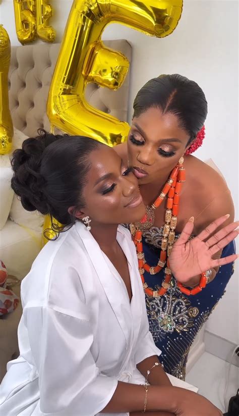 the beauty and striking resemblance you will love this mother daughter moment bellanaija weddings
