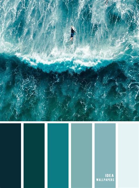 Ocean Green Inspired Color Palette Idea Wallpapers Iphone