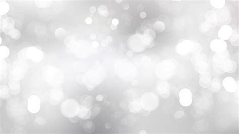 Free Abstract White Bokeh Lights Background