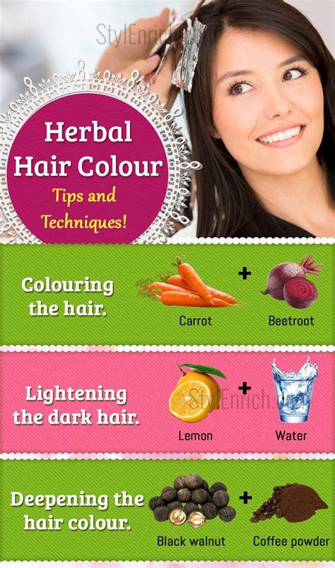Herbal Hair Color Tips Lighten Hair Naturally How To Lighten Hair