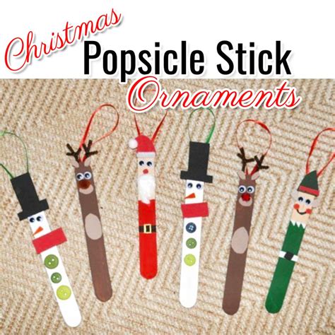 Popsicle Stick Christmas Crafts See The Diy Holiday