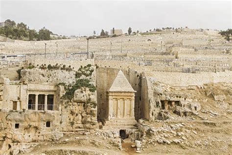 Tombs Hezir And Zechariah In The Kidron Valley Stock Photo Image Of