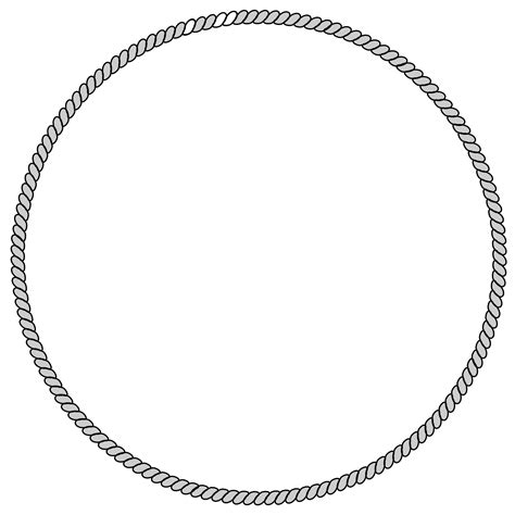 Rope Circle Vector Clipart Best
