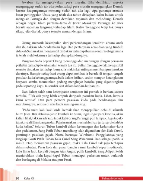 Struktur Teks Sejarah Bahasa Indonesia Kelas 12