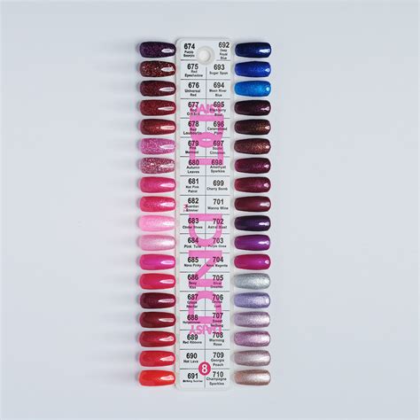 DND Duo Color Swatches Single 8 DND Gel USA