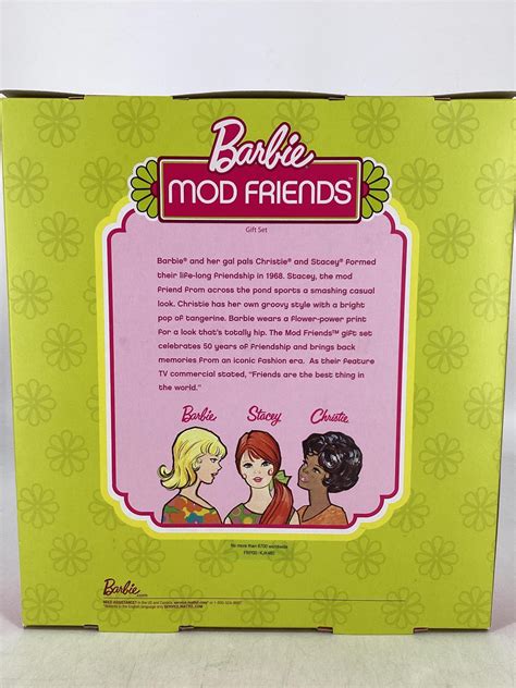 Lot 1 Barbie Mod Friends 3 Doll Reproduction Set These Dolls Are