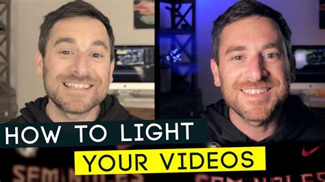 Youtube Video Lighting Setup Walkthrough Easy Youtube Lighting Youtube