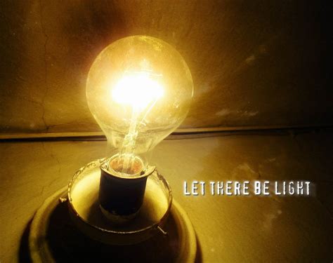 And god said, 'let there be lights in the expanse of the sky to separate the day from the night, and let them serve as signs to mark seasons and days. Genesis 1:3 - Let There Be Light! | The Agapegeek Blog